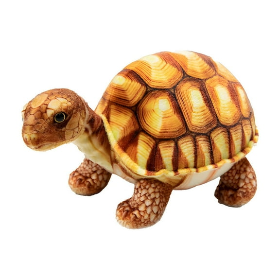 Souvenir Gift​​ Realistic Sea Turtle Plush Toy Stuffed Animal Decor Green Brown Souvenir Gift 32cm -Themed Decor​​