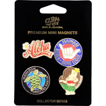 Souvenir Magnet Magnet Mini Set Hi Aloha