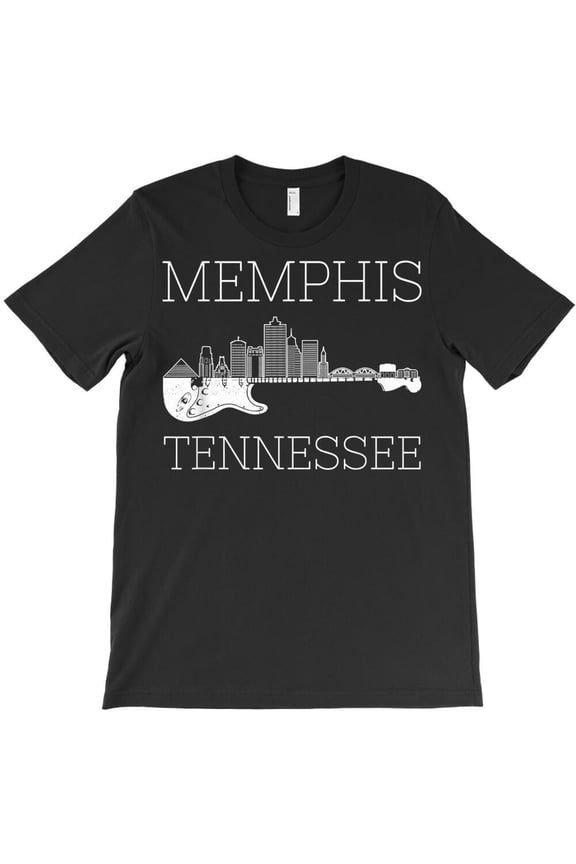 Souvenir Memphis Guitar Funny Music Tennessee Graphic Novelty - Trending Now H33197 Unisex T-Shirt, Up to 5XL Available