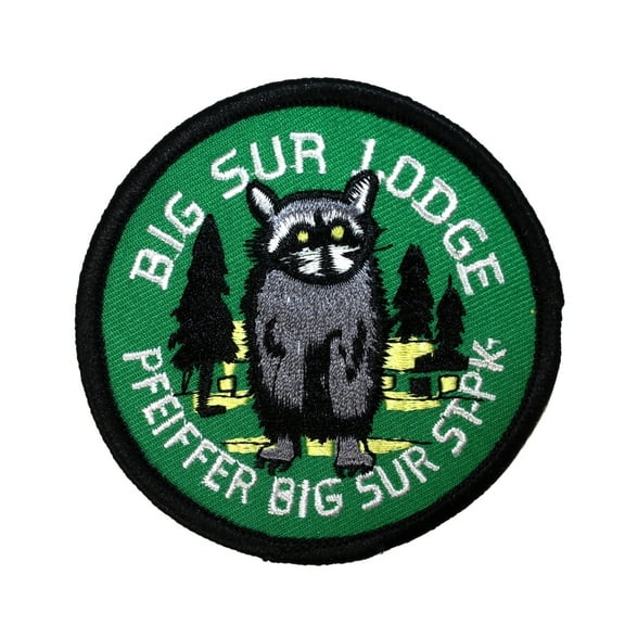 Souvenir Patch Big Sur Lodge Pfeiffer State Park California Iron-On Applique