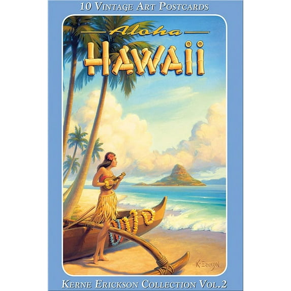 Souvenir Postcard Boxed Postcard Set Aloha Hawaii