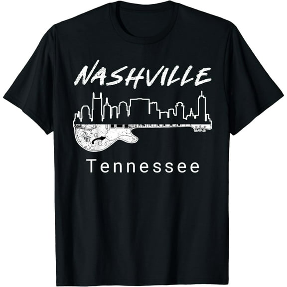 Souvenir Tee Shirts From Nashville Tn Guitar Nashville Gifts T-Shirt