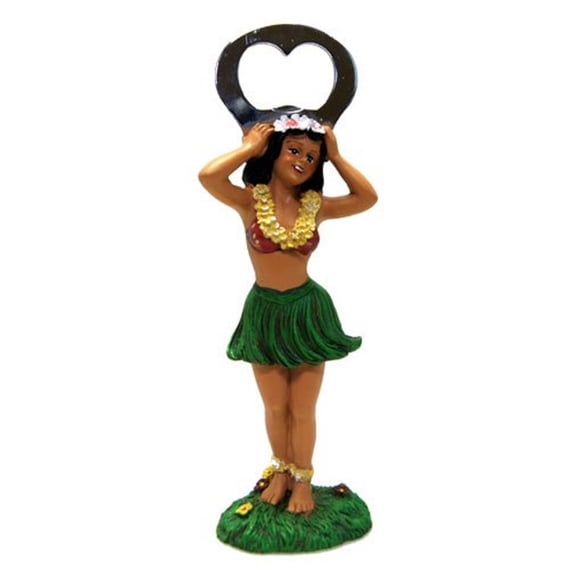KC Hawaii Hula Girl Dancing Pose Bottle Opener