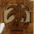 thumbnail image 1 of Souvenir Trivet Palme Tree Wood Trivet, 1 of 1