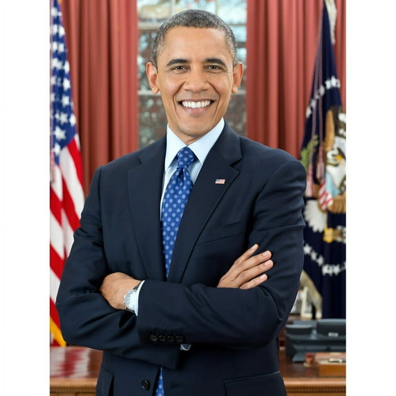 Souza Portrait US President Barack Obama Photograph Wall Art Poster Print Picture