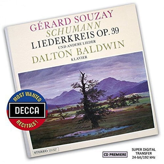 Souzay / Baldwin - Most Wanted Recitals: Schumann - Liederkreis Op 39 - Rock - CD