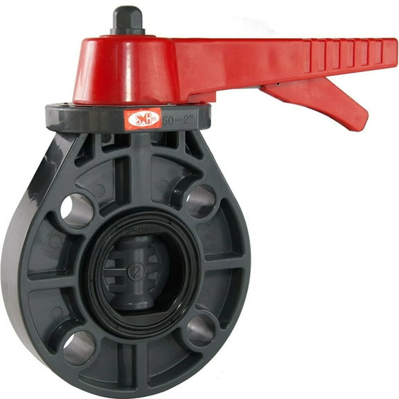 Soval 585-040 - 4 PVC Wafer Butterfly Valve - NSF