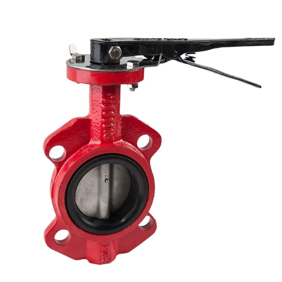 Soval 845-020LO 2 Cast Iron Wafer Style Butterfly Valve Lever Operated - Stainless Disc