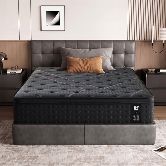 Sovary 12 inch Hybrid Mattress, Medium Firmness, Ergonomic Design, Full Mattresses Size, All-in-One Package