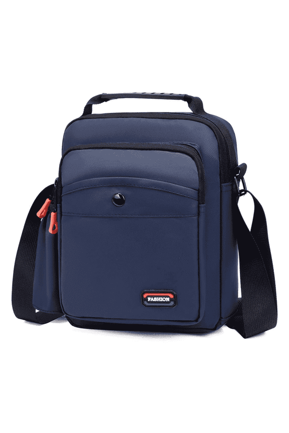 Crossbody Bags for Men Women Teens Messenger Bag Waterproof Oxford Nylon Crossbody Sling Bag Blue