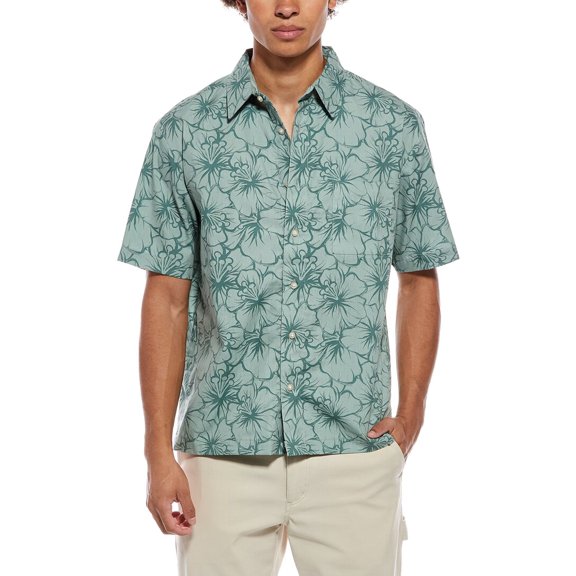 Sovereign Code mens Printed Shirt, l, Green