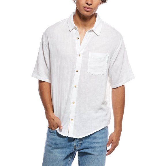 Sovereign Code mens Solid Shirt, s, White