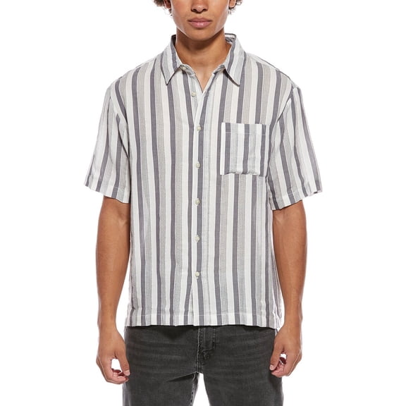 Sovereign Code mens Stripe Shirt, m, Black