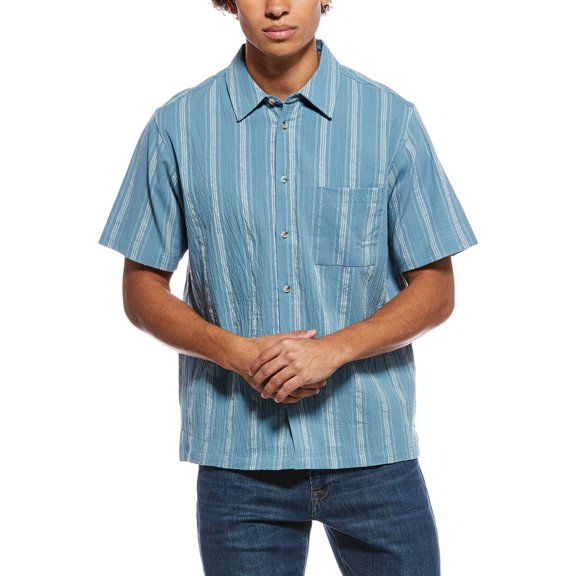 Sovereign Code mens Stripe Shirt, s, Blue