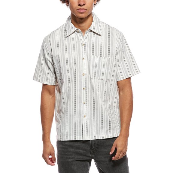 Sovereign Code mens Stripe Shirt, s, White