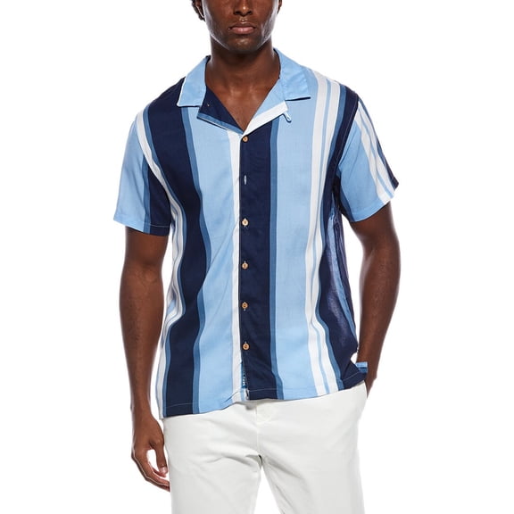 Sovereign Code mens Super Stripe Shirt, s, Blue
