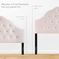 thumbnail image 1 of Modway Sovereign King Diamond Tufted Performance Velvet Headboard, Red, 1 of 3