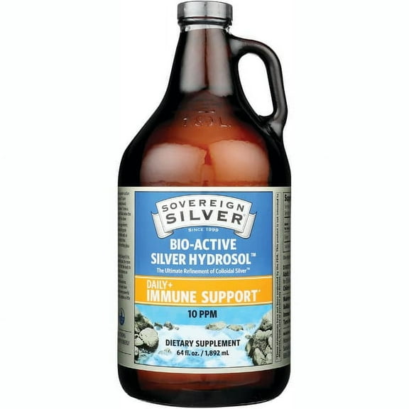 Sovereign Silver Natural Immunogenics Bio-Active Hydrosol 64 oz Liquid