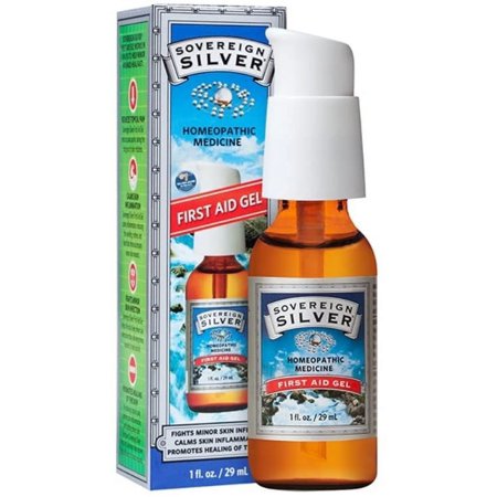 Sovereign Silver First Aid Gel – Topical Healing Homeopathic Medicine, 1 oz.