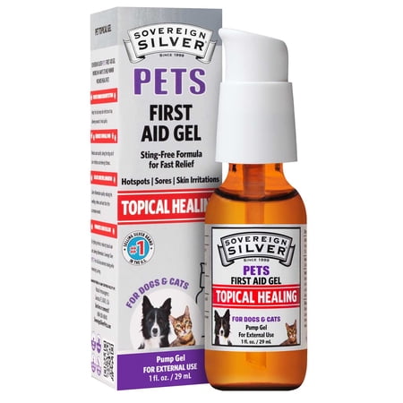 Sovereign Silver - Silver First Aid Gel Topical Healing for Pets - 1 fl. oz.