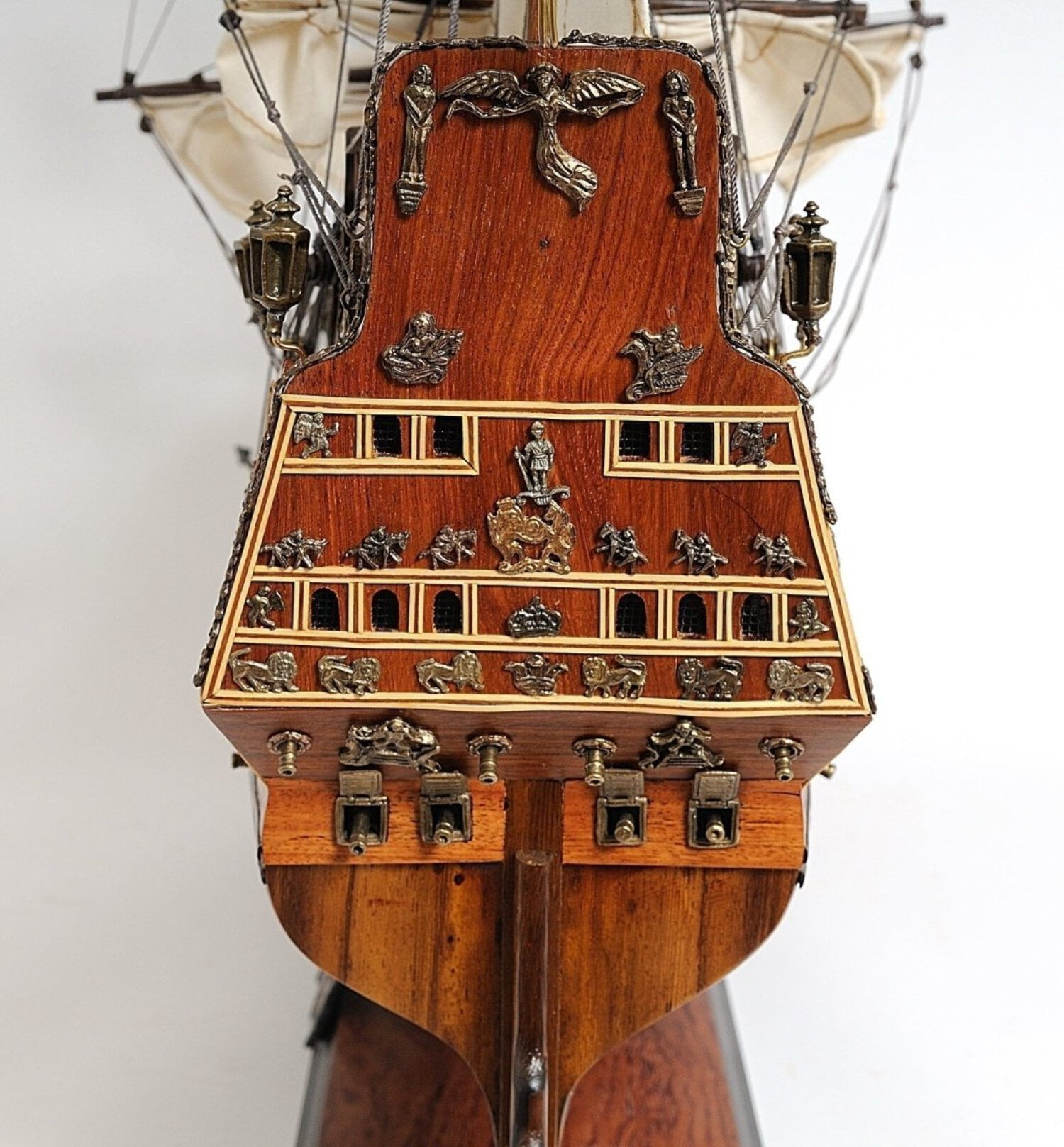 Sovereign of the Seas Mahogany and Cedar Wooden Model Ship