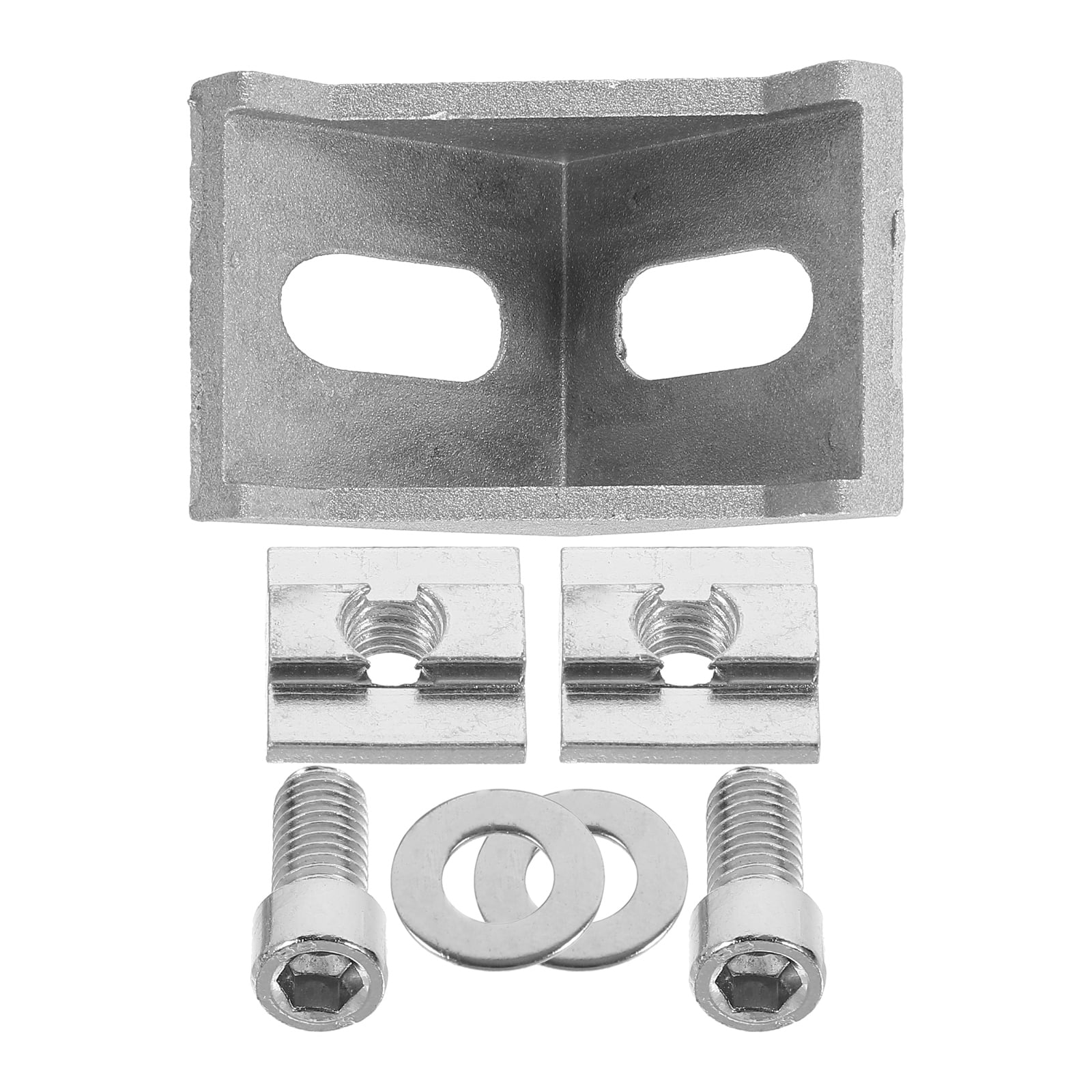 Soveriegn Silver Extrusion Fasteners Aluminum Profile Angle Bracket 