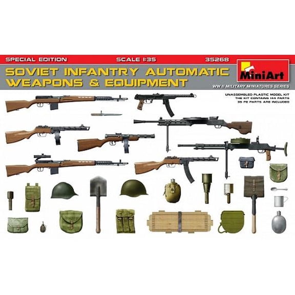 Soviet Infantry Automatic Weapons & Equipment (Special Edition) New