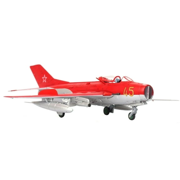 Soviet MiG-19 Fighter Jet Model 1:72 Scale, High-Quality Diecast, Ideal for Aviation Enthusiasts and Collectors