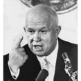 thumbnail image 1 of Soviet Premier Nikita Khrushchev Speaking At The National Press Club History (24 x 36), 1 of 2