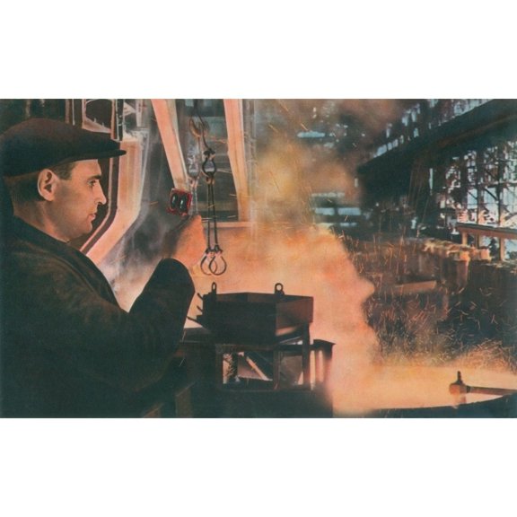 Soviet Russian Metalworker History (24 x 18)