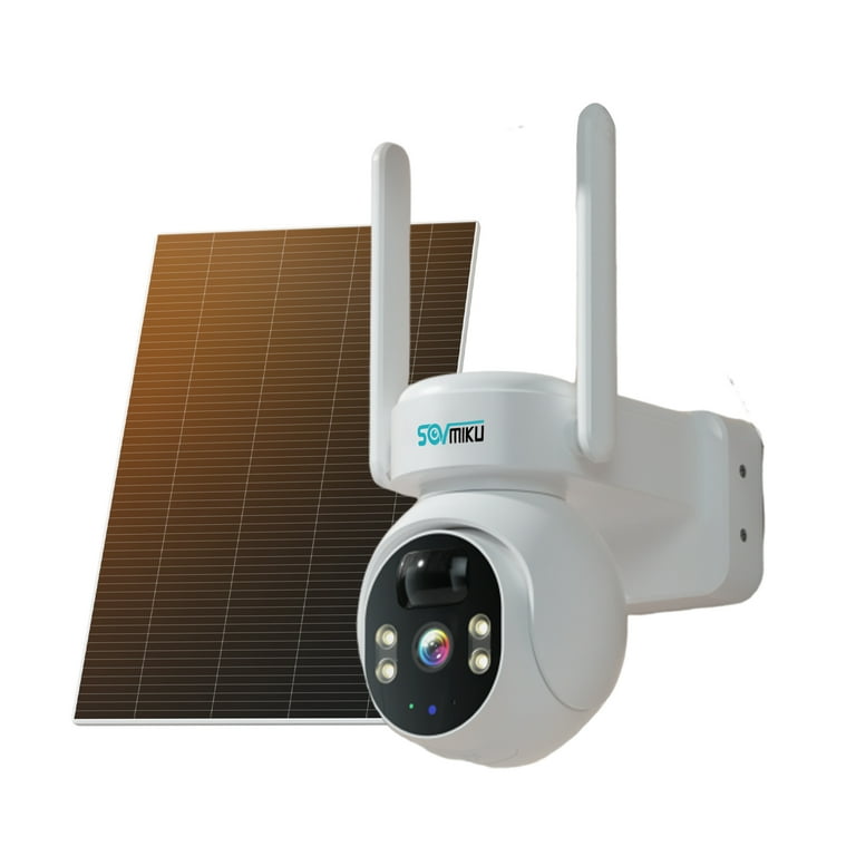 Sovmiku 4MP Solar Battery Powered Wireless Security Camera System - Main Image