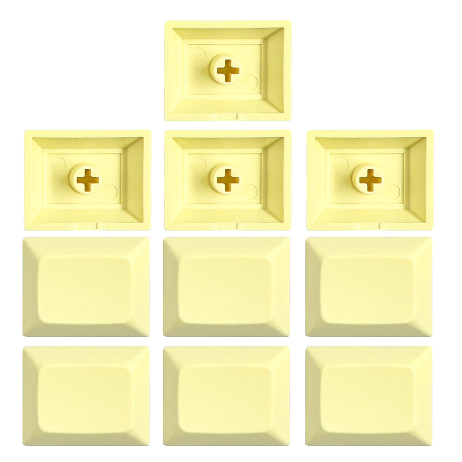 Sovob 10PCS PBT Keycaps DSA 1.25U Blank Supplement Keycaps For Gaming ...