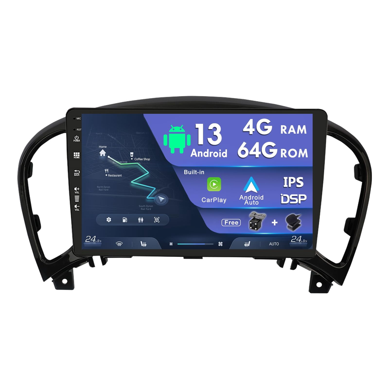 Android 13 Car Stereo For Suzuki Jimny 2018-2020 – 9” Touchscreen With Wireless CarPlay & GPS