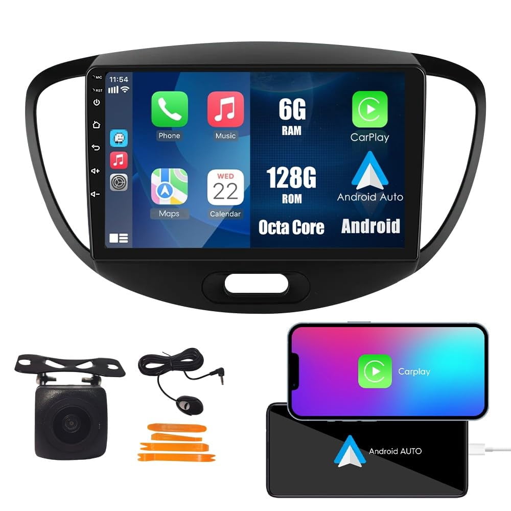 Wostoke CarPlay Android Auto Head Unit For Chevy Trax 2014-2016 – 10.33" QLED Touchscreen, Octa Core, 6GB RAM, 128GB ROM