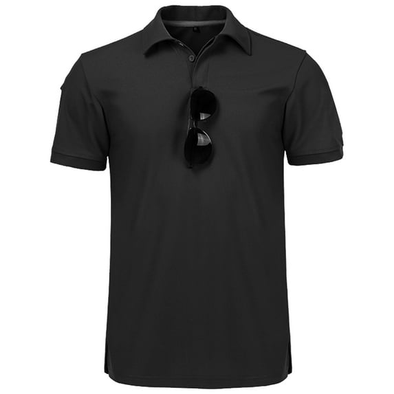 Sovtemp Men's Sports Quick Drying T-shirt Short Sleeved Polo shirt Men's Casual shirt Top