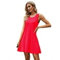 thumbnail image 1 of Sovtemp Women Summer Casual T-Shirt Dresses Sleeveless Beach Cover up Loose Tank Dress with Pocket, 1 of 5
