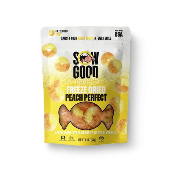 Sow Good Freeze Dried Peach Perfect (1.9 oz)