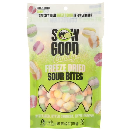 Sow Good Sour Candy Bites 4 oz (Pack of 12)
