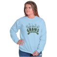 thumbnail image 1 of Sow Grow Garden Life Gardening Green Women Crewneck Sweatshirt Brisco Brands M, 1 of 6