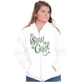 thumbnail image 1 of Sow So Home Garden Tools Green Thumb Zip Hoodie Sweatshirt Women Brisco Brands L, 1 of 6