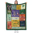 thumbnail image 1 of Sowide Plant Blanket for Plant Lovers, Plant Gift for People Who Love Gardening, Soft Fleece Blanket Throw Unique Gift, Comfy Lightweight Fuzzy Plush Gift for Women Men Friends, Couch Nap Bed(40"x50"), 1 of 8