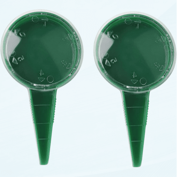 Sowing Seed Dispenser Hand Tool, 2 Pack Handheld Adjustable Garden Seeder Sower Planter Set with 5 Dial Settings, Ideal for Small Seeds of Flowers, Vegetables