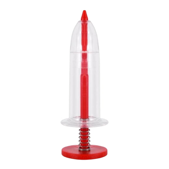 Sowing Seeds Dispenser, Mini Hand Spreader Garden Seeder, Seeder Small Gardening Tools Handheld Sower Flower Plant Sower for Garden Flower Pot Red