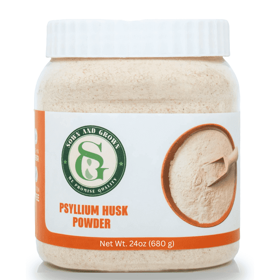 Sownandgrown Psyllium Husk Powder 1.5lb | Easy Mixing Dietary Fiber | Cleanse Your Digestive System | Finely Ground Powder | Ideal for Gluten Free Baking | Non-GMO