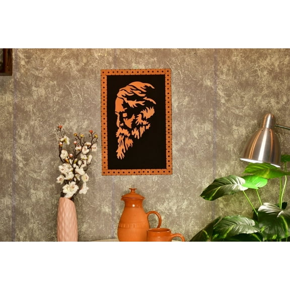 Sowpeace Brown Terracotta All hail the great poet! 15 inch Sculpture Pack of 1