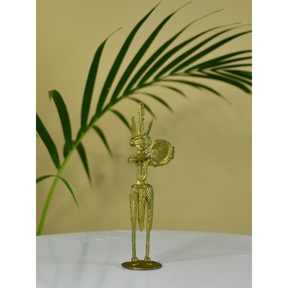 Sowpeace Golden Brass Drums of serenity 6 inch Figurine Pack 1