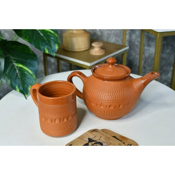 Sowpeace Terracotta Kettle: Artful Fusion for Home and Kitchen