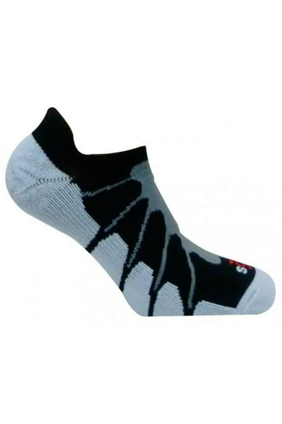 SS 6011 Sport Plantar Fasciitis Arch Support Ghost Compression Socks- Black - Medium