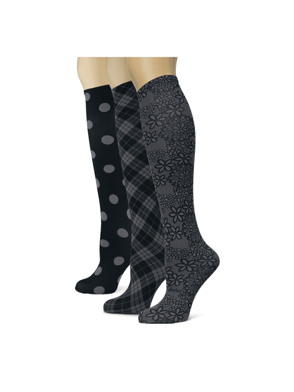 Knee High Socks Trouser Socks Paisley Etcetera 3 Pack