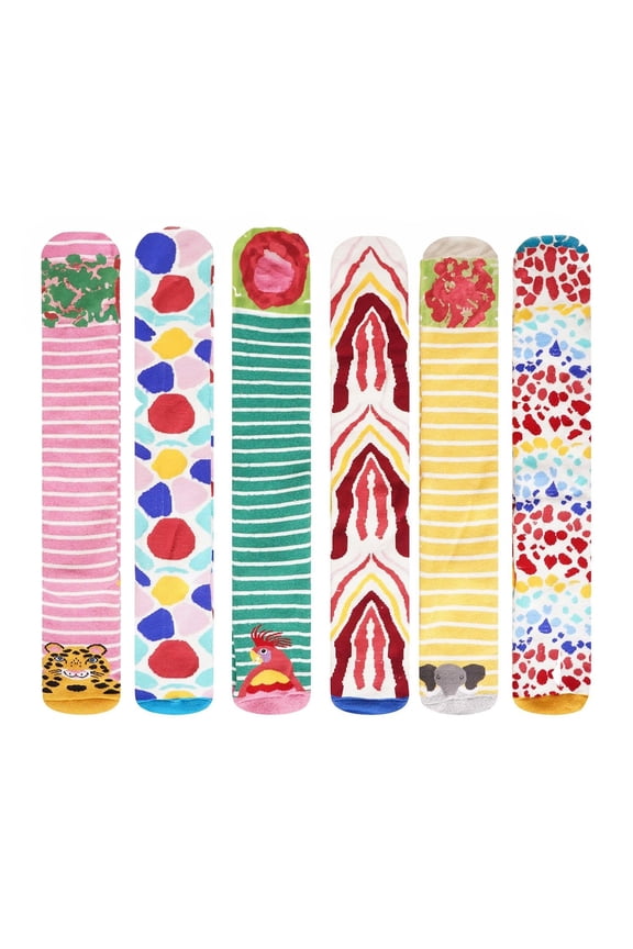 Boys/Girls Jungle Thermal Boot Socks (Pack of 6)